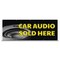 Signmission Car Audio Sold Here Banner Concession Stand Food Truck Single Sided B-120-30027 - alternate 1